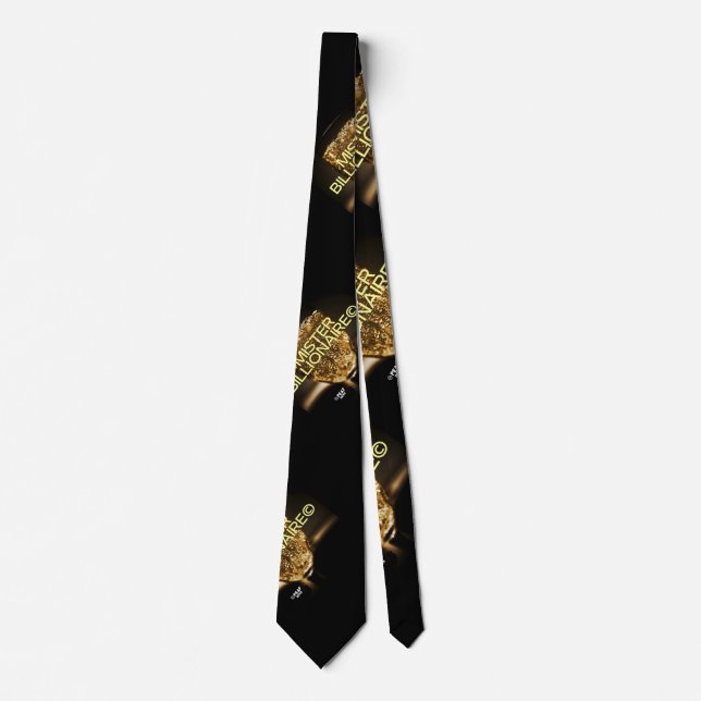 Corbata MONEY MINE de PEAF DOVE© Billionaire (Anverso)