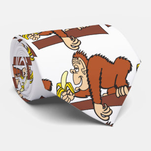 Corbata mono con banana