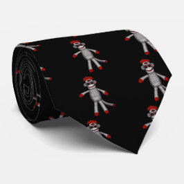Corbata Mono de calcetín Calavera de azúcar Día de Muertos