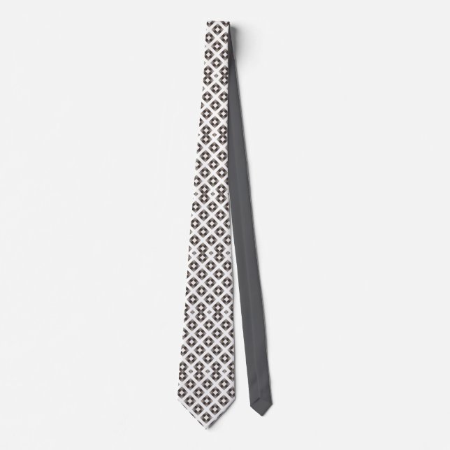 Corbata Monochrome Diamond Neck Tie (Anverso)