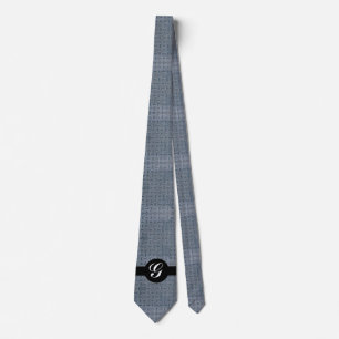 Corbata monográfica de placa de control gris