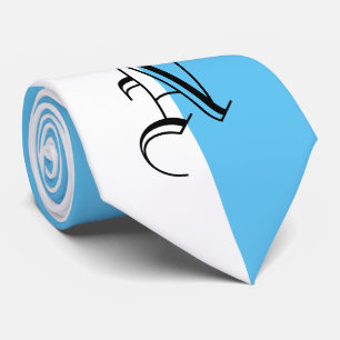 CORBATA MONOGRAM-BLANCO Y CUALQUIER COLOR —CAMBIABLE BK-