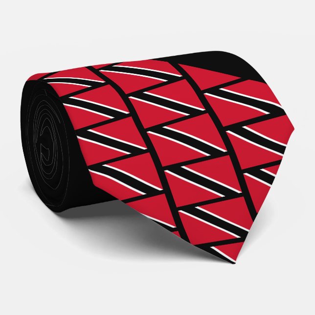 Corbata Monograma de FLAG de TRINIDAD personalizado (Enrollado)