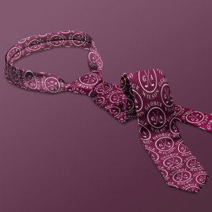 Corbata Monograma de golf personalizado Nombre Ball de gol