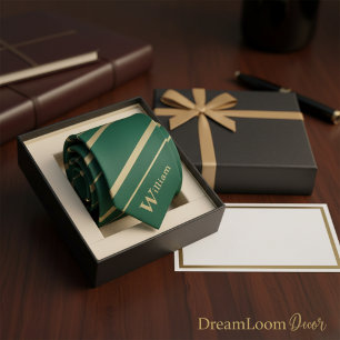 Corbata Monograma de Inicial con Nombre Personalizado Fran