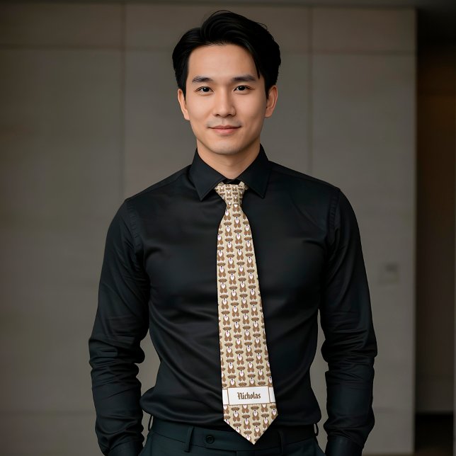 Corbata Monograma de perro de Boxer (Subido por el creador)