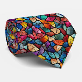 Corbata Monograma de rock Jewel Tone Gemstone