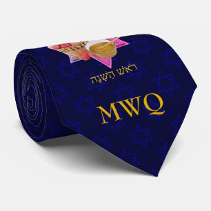 Corbata Monograma de ROSH HASHANAH
