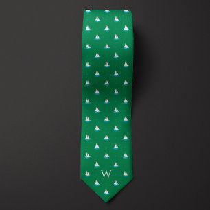 Corbata Monograma de velero simple