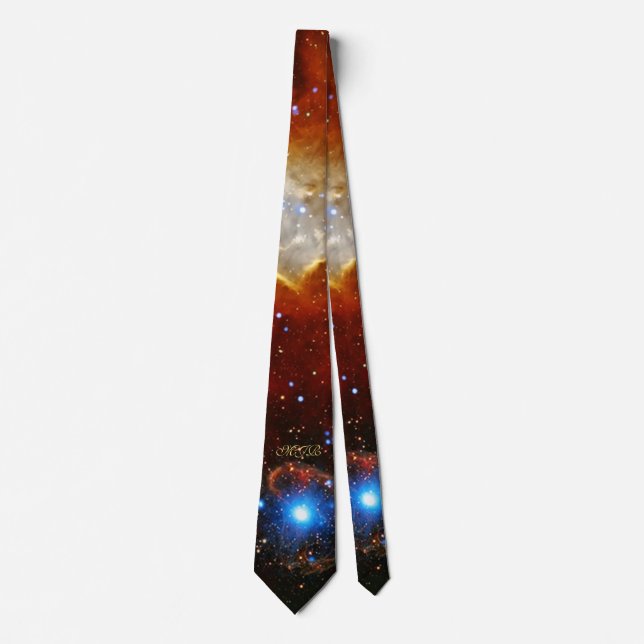 Corbata Monograma personalizado Nebula N90 y Pulsar SXP106 (Anverso)