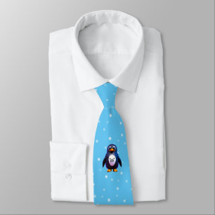 Corbata Monograma pingüino