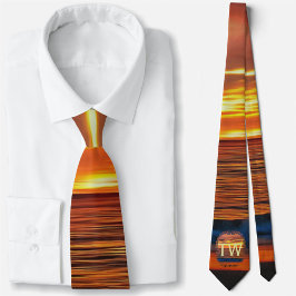 Corbata Monograma Sunset 1577