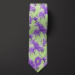 Corbata Monograma verde limón y lavanda<br><div class="desc">Añada un toque de color a su conjunto boda con nuestra capa de cuello de lavanda y de monograma verde limón. La combinación de lavanda y verde limón,  junto con el diseño monograma,  crea un aspecto distintivo. Mejora tu estilo con nuestros calcetines de coordinación.</div>