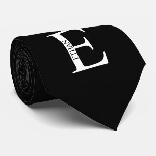 Corbata Monograma y marca de nombres personalizados
