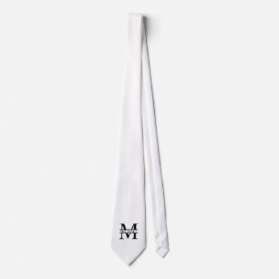 Corbata Monograma y nombre personalizados