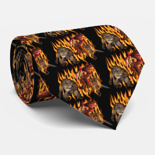 Corbata Monster Demon Gremlin llama a Halloween