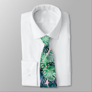 Corbata Monstera Tropical Sale De La Cuerda