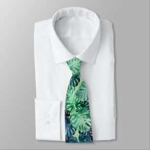 Corbata Monstera Tropical Sale De La Cuerda