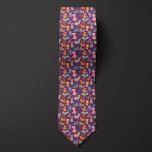 Corbata Montaje de gatos Personalizado morado<br><div class="desc">Un montaje de lindos personalizados gatos sobre un fondo morado. Esta corbata de cuello es el diseño casual perfecto para el padre del gato o entusiasta en tu vida. No olvide ver nuestros calcetines que combinan con el mismo diseño de montaje de gatos.</div>