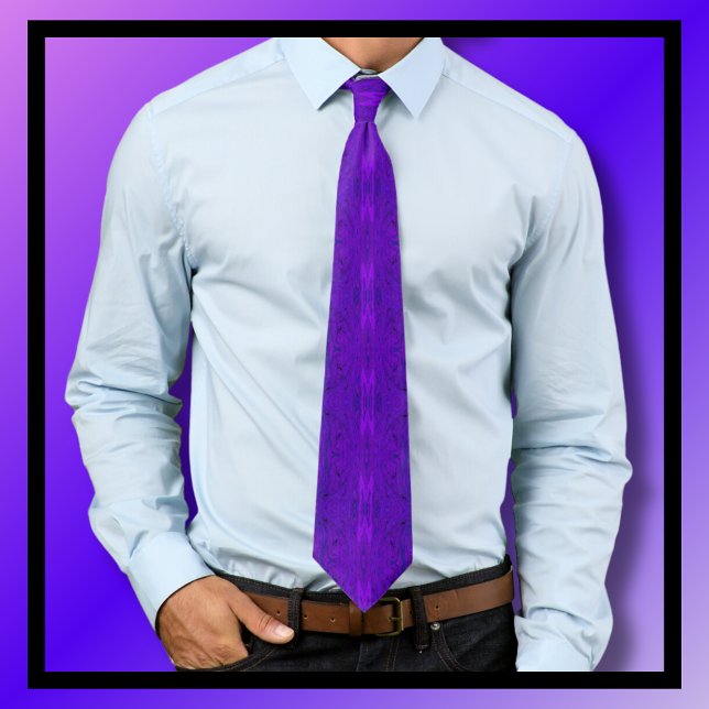 Corbata Moody Swirl Pattern Purple (Subido por el creador)