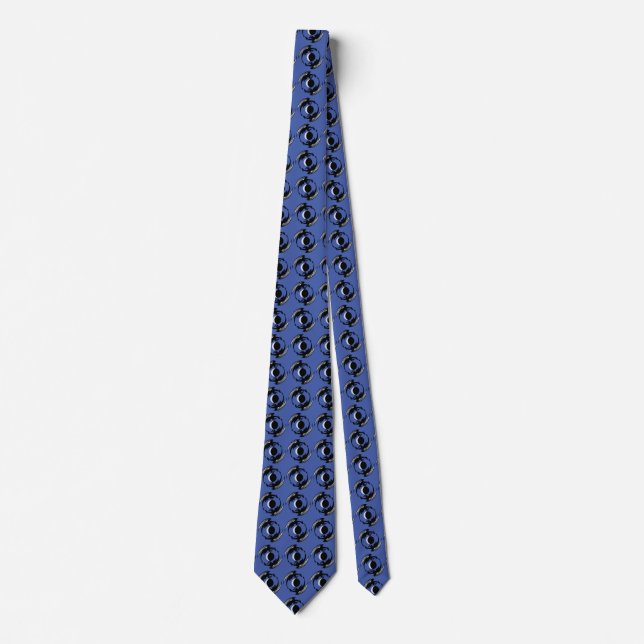 Corbata Moon Dragons Fantasy Design Tie (Anverso)