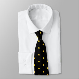Corbata Moon Polka Dots Halloween Tie