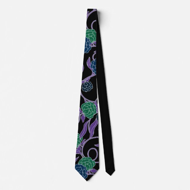 Corbata Moonlit Vine - Mysticool Collection (Anverso)