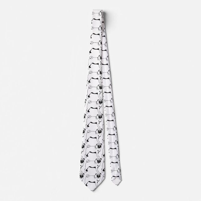 Corbata Mops Pug (Anverso)