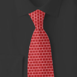 Corbata Morocco Flag Brick Pattern