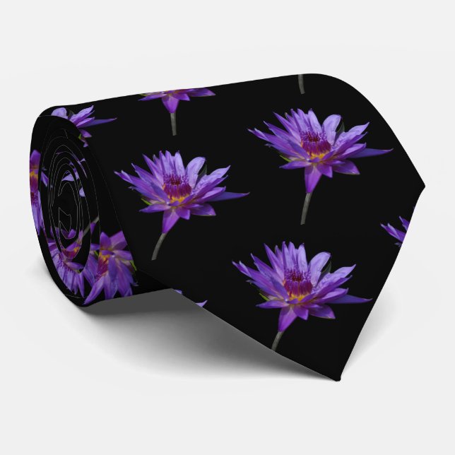 Corbata Morple Lotus Waterlily (Enrollado)