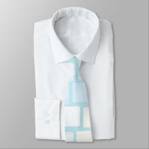 Corbata Mosaico de mosaico azul bebé