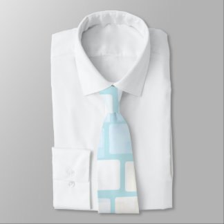 Corbata Mosaico de mosaico azul bebé