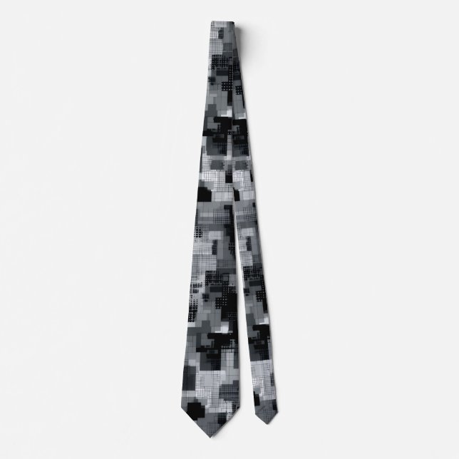 Corbata Mosaico Matricial Monocromo (Anverso)