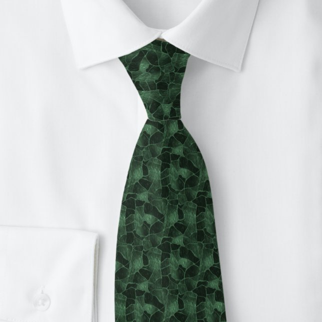 Corbata Mosaico Verde Cazador (Subido por el creador)