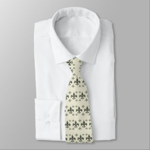 Corbata Moss Original Tie Fleur-De-Lis
