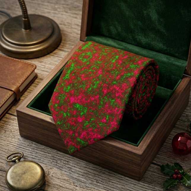 Corbata Moteado Esmeralda Rubí Festivo (Subido por el creador)