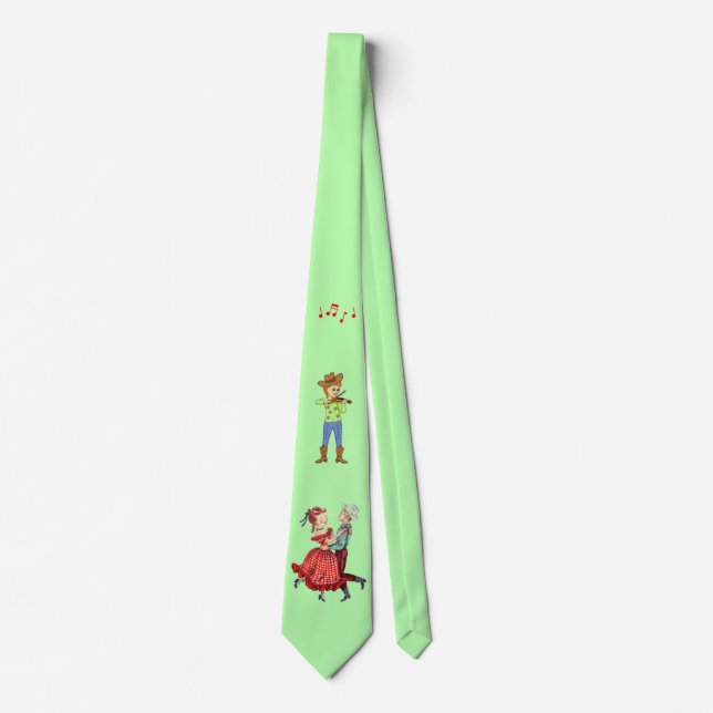 Corbata Motif de baile cuadrado (Anverso)
