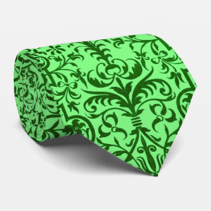 Corbata Motif victoriano en verde