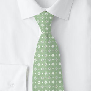 Corbata Motivo Tribal Eucalipto
