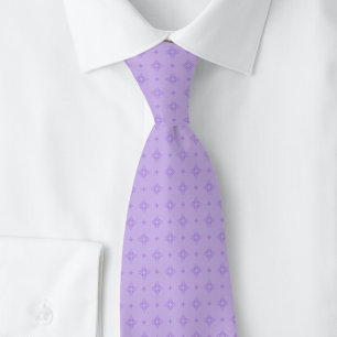 Corbata Motivo Tribal Lavanda