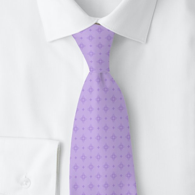 Corbata Motivo Tribal Lavanda (Subido por el creador)