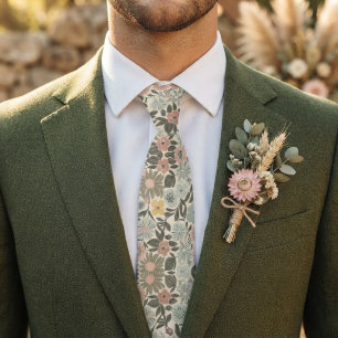 Corbata Motivos Florales