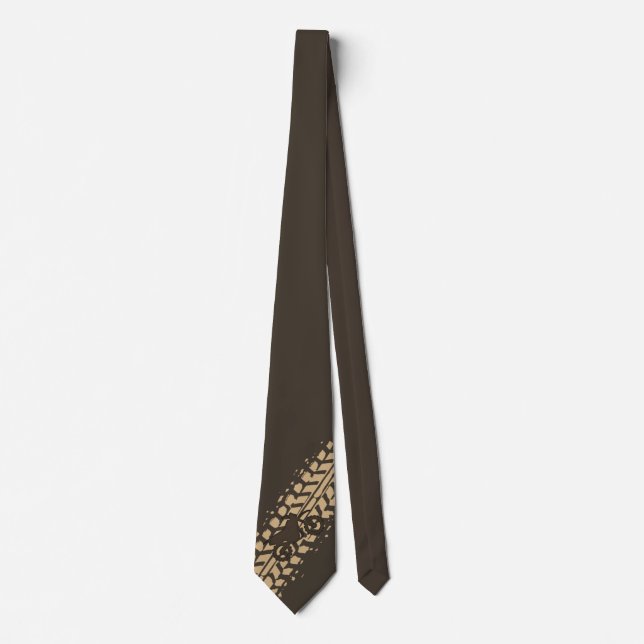 Corbata Moto de cross barro (Anverso)