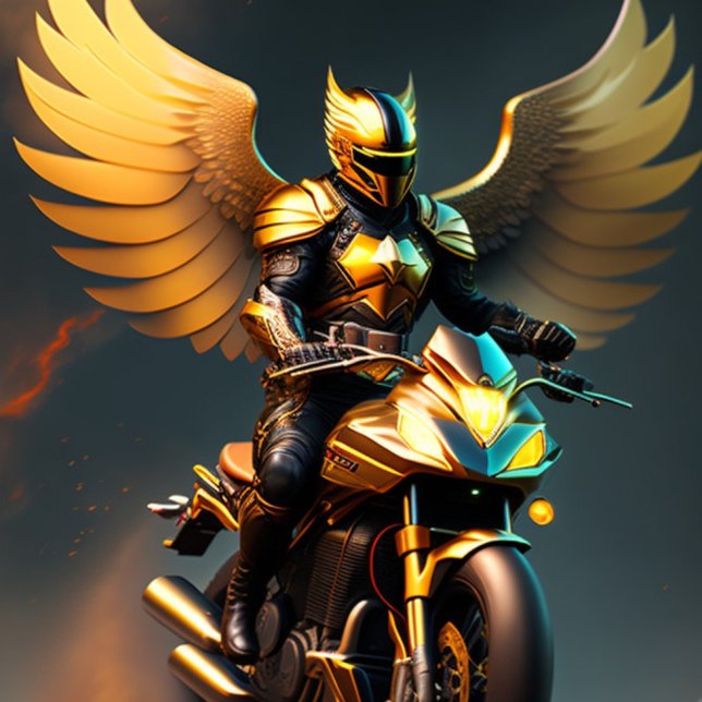 Corbata Motocicleta Gold Motorcycle Motorcross Sport (Subido por el creador)