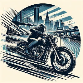 Corbata Motocicleta Motorcross Sport