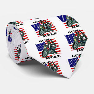 Corbata Motociclista con perro boxer
