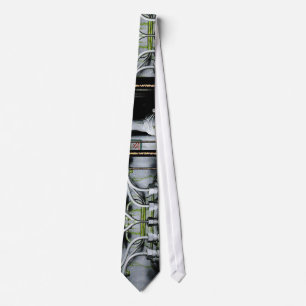Corbata Motor verde