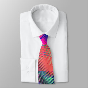 Corbata Movimiento colorido de objetos desordenados en tal