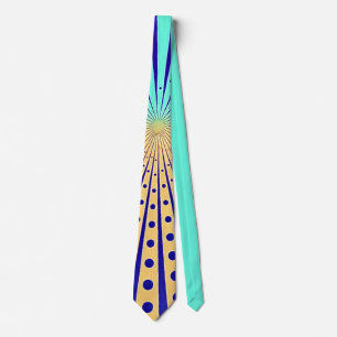 Corbata Movimiento Radiante Moteado