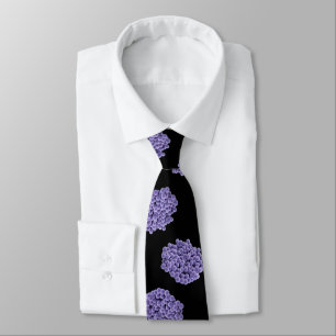 Corbata - MRSA (violetas en fondo negro)